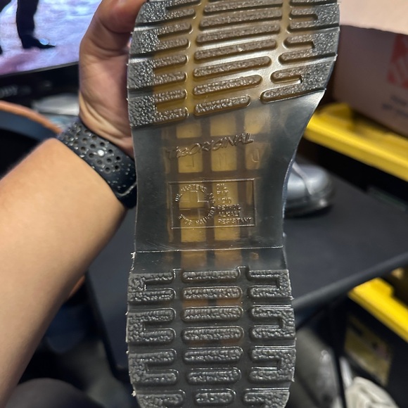 Dr. Martens Navy Leather Boots - Picture 14 of 14